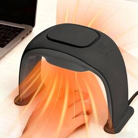 Drayromn 763449301458 Heated Mouse Pad Hand Warmer Foldable Desk Heater For Office Quiet Small Adju