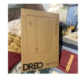 07552-us Dreo Smart Wall Mounted Heater Alexa Google Home App Control 120v 1500w Brown