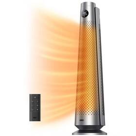 Dreo 10-04008-123 1500w 30 In Ceramic Convection Space Heater Remote 120 Oscillation Silver