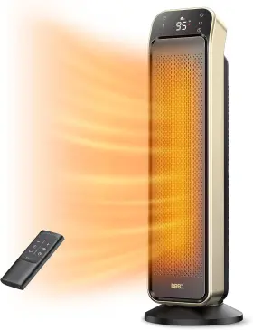 Dreo 313109939943 Space Heater For Indoor Use 25 Inch 11.5ft/s Fast Electric With Remote