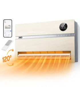 1500w Dreo 810142851992 Smart Wall Heater Electric Space For Bedroom 120 Vertical