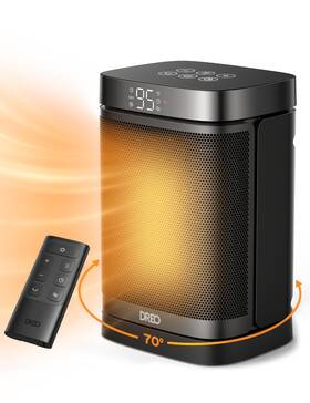 Dreo 810142854023 Space Heater 1500w Portable Electric Heaters Ptc Ceramic - Black