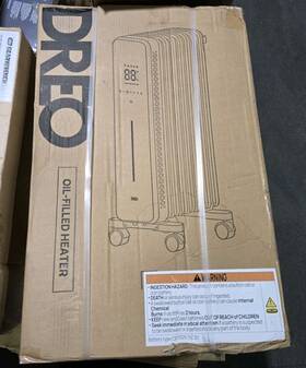 Dreo 810142858182 Oil-filled Heater Dr-hsh011 Black