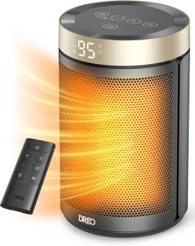 Sh313 Dreo 810142858533 Portable Fan Heater Electric Heaters For Indoor Use Atom Nib