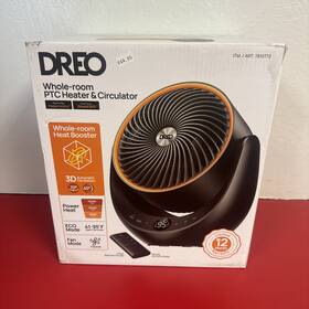 Dreo 810181280562 1500w Portable 3d Automatic Oscillating Ceramic Ptc Space Heater 300 Sq Ft