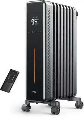 1500w Dreo 850049246149 Oil Filled Radiator Heater With 4 Modes 24 Hr Timer And Remote Control