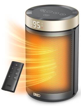 Dreo B0c6fckqml 1500w Space Heater Portable Electric With Thermostat Quiet Indoor