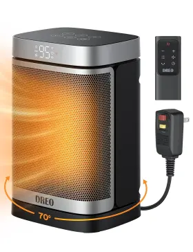 Dr-hsh004a Dreo Space Heater For Bathroom And Indoor Portable 1500w Safe Qu
