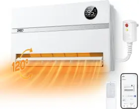 Dr-hsh009as Dreo Wall Heater For Bathroom Smart Space Heaters With Alci Plug 1500w 120
