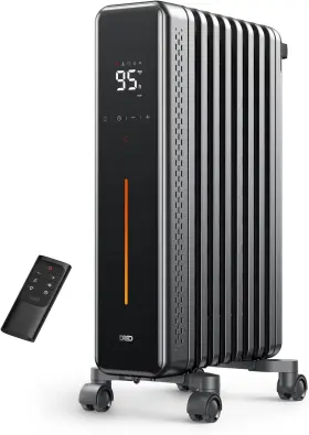 Dr-hsh011-g Dreo Radiator Heater 1500w Portable Space Oil Filled Remote Control 4 Modes