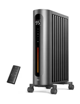 Dr-hsh012 Dreo Oil Filled Radiator Heater 1500w Radiant With Remote Control Di