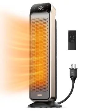 Dr-hsh013b Dreo Space Heater Indoor 25 Inch 11.5ft/s Fast Portable Room With Remote A