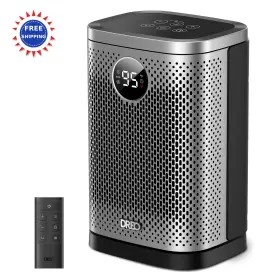 Dr-hsh031 Dreo Space Heater Portable 1500w Ceramic Convection Electric 70 Oscillating Remote