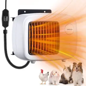 Dr-dreyoo-0827 Dreyoo Dog House Heater With Thermostat Pet 6ft Anti Chew Cord And S