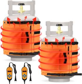 Dreyoo Dr-dreyoo-170 2 Pack Propane Tank Heater Blanket Gas Lp Cylinder With Thermostat C