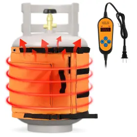 Dr-dreyoo-170302 Dreyoo 1 Pack Propane Tank Heater Blanket Gas Lp Cylinder With Thermosta