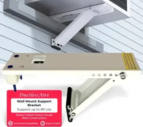 Da-080 Ductlessaire Wall Mount Support Bracket - Heavy Duty Air White New In Box
