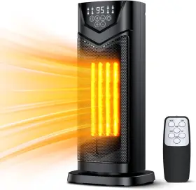 Nfj2002e Duede Space Heater 1500w Electric Ptc Ceramic For Indoor Use With Thermo