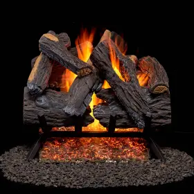 Fnvl18-1 Duluth Forge 45 000 Btu Vented Natural Gas Log Set - Brown