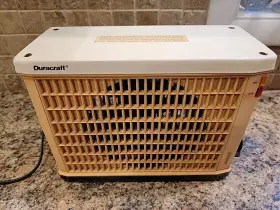 Cz-2001 Duracraft Cz-2104 Heater Vintage Portable 1500w