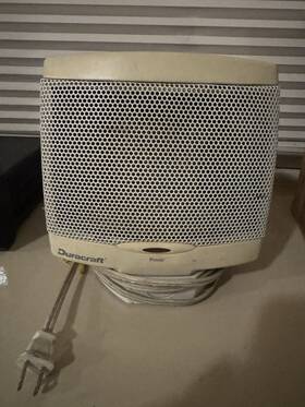 Duracraft Cz-324 Vintage Heater 120v A.c. 1500 Watts Works