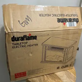 12345 Duraflame Tabletop Electric Heater - Portable Fireplace Design In Original Box