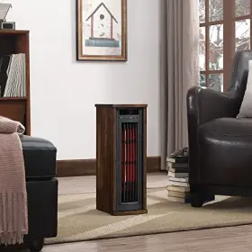 5hm7000-nc04 Duraflame Portable Electric Infrared Quartz Tower Heater Cherry