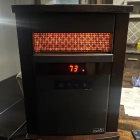 9hm900-e451 Duraflame 1500-w Electric Space Heater With Thermostat And Remote