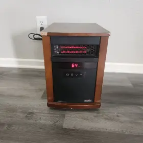 9qi020ara Duraflame Rolling Infrared Electric Heater 1500w No Remote