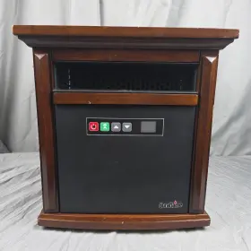 9qio73ara Duraflame Portable Rolling Infrared Heater Dark Wood - No Remote