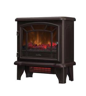 Duraflame Dfa-550-12 Infared Quartz Electric Fireplace Heater With Remote Bronze -