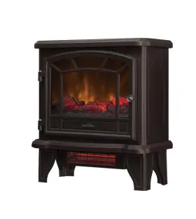 Dfa-550-12 Duraflame Infared Quartz Electric Fireplace Heater With Remote Bronze -
