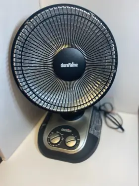 Dfh-ih-12-o Duraflame Parabolic Oscillating 400/800-watt Radiant Electric Space Heater
