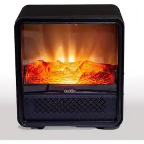 Dfs-400-01 Duraflame Portable Electric Fireplace Personal Cube Space Heater Black Dfs400-01