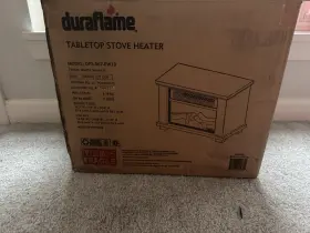 Dfs-567-pw13 Duraflame Electric Tabletop Stove Heater Brown 14.7x10.5x7.9 In