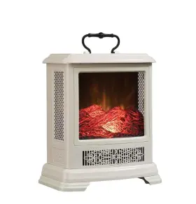 Dfs-7515-04 Duraflame 20 Inch Traditional Portable Electric Fireplace Stove - Cream