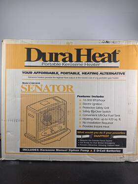 Duraheat Dh1010 Dura Heat Convection Kerosene Heater Portable Indoor