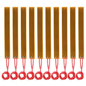 Dweii 687117729750 10 Pcs 10mmx93mm Film Heater Plate Adhesive Pad Pi Heating Elements 12v 12w