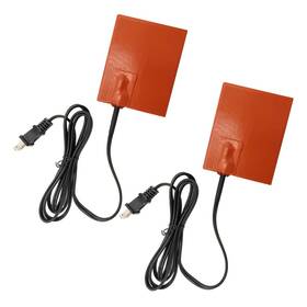 Dxnq Dxnq-4052ce 2 Pcs Car Engine Heater Pad 4 5 Silicone Heating With 68 Long P