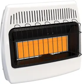 Ir30pmdg-1 Dyna-glo 872076001782 30 000 Btu Liquid Propane Infrared Vent Free Wall Heater White
