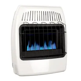 Dyna-glo 872076037743 20 000 Btu Liquid Propane Blue Flame Vent Free Wall Heater Noiseless White