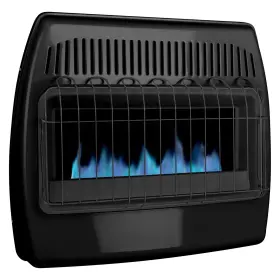 Gbf30dtdg-4 Dyna-glo 30 000 Btu Blue Flame Thermostatic Garage Vent Free Wall Heater Black
