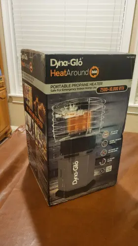 Ha1360bk Dyna-glo 10k Btu Heataround 360 Portable Propane Heater Grab Go - New