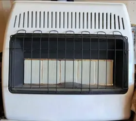 Ir30dtdg-2 Dyna-glo White Infrared Vent Dual Fuel Propane Gas Wall Heater 30000 Btu