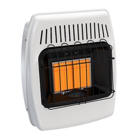 Dyna-glo Moir12dtdg-2 12000 Btu White Dual Fuel Propane Natural Gas Infrared Vent Free Wall Heater