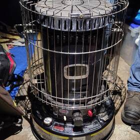 Dyna-glo Rmc-95c6b Dyna-glo Portable Kerosene Radiant Heater Black Variable Rotary Knob