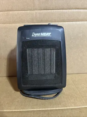 99-kht-b15 Dyna Heat Dynaheat Ceramic Space Heater 120v 60hz 1500w 10x7x6 Tested
