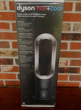Dyson 300096-07 Am05 Hot Cold Cooling Fan And Space Heater Iron/silver New Factory Seal