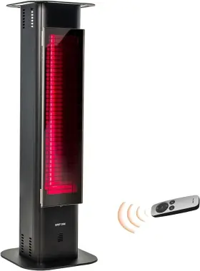 Tph22001 East Oak Patio Heater 1500w Infrared Electric Portable - Scratch And Dent