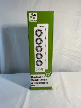Kp-rv221 Ecocalm Portable Radiator Ventilator Fan Duo Set